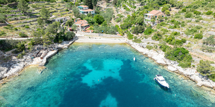 Villa Franka with pool and sea view